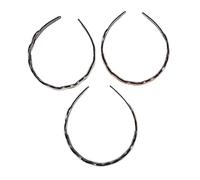 PACKOVE 3 Pièces bandeau antidérapant dent bandeaux femmes bande de cheveux bandeaux dames Accessoires de cheveux élégants bandeau en cristal enveloppement de la tête en strass