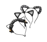 PACKOVE 3 Pièces Bandeaux Oreilles de Chat pour Cosplay et Fêtes Accessoires Filles