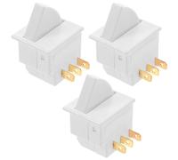 PACKOVE 3 Pièces Interrupteur de Porte pour Installation Facile pour Réfrigérateur avec Contrôle de Éclairage Accessoire Fonctionnement Fiable
