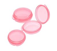 PACKOVE 3 Pièces Pilulier Petit Distributeur Pour Voyage Titulaire Organisateur De Pilules De Médecine Casemate Voyage Organisateur Quotidien Compact Portable Pp Rose