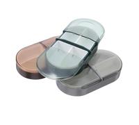 PACKOVE 3 Pièces planificateur de pilulier Organisateur de pilules portable Organisateur hebdomadaire de pilules porte-pilule de voyage PP