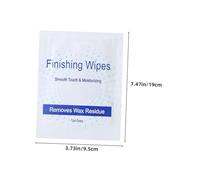 PACKOVE 30 pièces Lingettes Post Épilation Huile Apaisante Lingettes Nettoyantes Cire Corps Après Épilation Pratiques et Portables pour Peau Résidus