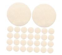 PACKOVE 30 pièces Lot de Éponges Exfoliantes Naturelles Loofah pour Visage et Corps Tampon Réutilisable pour Nettoyage Doux Compacte pour Hommes et Femmes