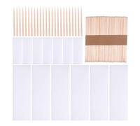 PACKOVE 300pièces Set Bande de Cire Épilation Professionnelle avec Bâtons de Cire Multifonctionnels pour Épilation Jambes Visage et Corps Applicateurs Orientale Faciles à Utiliser