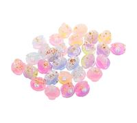 PACKOVE 30pcs Perles en Résine à Motif Coquillage Phosphorescentes pour Diy, Décoration Cadre Photo, Design Unique et Réalisme Élevé