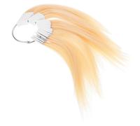 PACKOVE 30pièces Échantillons De Test De Couleur De Cheveux Anneaux Échantillons De Coloration Pour Salon De Coiffure Mèches De Test De Teinture De Cheveux