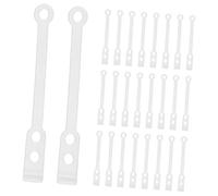 PACKOVE 35 Pièces Set De Bandes Élastiques Transparentes Pour Tiges Permanentes Pratiques Pour Boucler Cheveux Accessoires Doux Et Flexibles Pour Femme