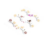 PACKOVE 3paires Faux Cils Halloween à Paillettes Cils Extravagants pour Cosplay et Soirées Costumées Lot