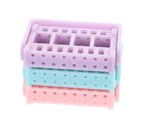 PACKOVE 3pièces Étagère De Rangement Pour Ponceuse à Ongles Support Pour Tête De Polissage Et Ponçage