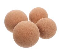 PACKOVE 4 Pièces Balles de Massage Liège Myofasciales Ergonomiques pour Relaxation Musculaire Massage Profond et Thérapie Plantaire pour Jambes et Corps