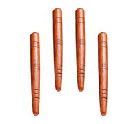PACKOVE 4 Pièces Barre D'auto-massage en Bois Marron, Lot de D'acupression pour Améliorer la Circulation Sanguine à Domicile Plein Air