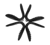 PACKOVE 4 Pièces Coussinets de pour Lunettes Embouts Plastique Forme de Selle Intégrée Antidérapants et Super Doux Remplaçables pour Lunettes de Sport et Cyclisme Confortables pour Adultes