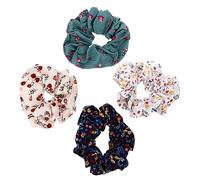 PACKOVE 4 Pièces Élastiques à Cheveux Vintage Multicolores Accessoires de Cheveux pour Fêtes