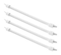 PACKOVE 4 Pièces Élément Chauffant Quartz pour Tube de Four Électrique 26cm, Tuyau de Chauffage en Quartz Blanc Fil Chauffant Haute Température, pour Pièces Froides