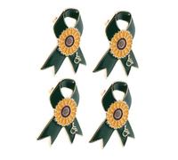 PACKOVE 4 Pièces Insigne de Sensibilisation Au Handicap Broche pour Vêtements de et Activités de Bénévolat