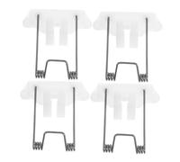 PACKOVE 4 pièces Kit de Accessoires de Réparation pour Tondeuse Électrique Ressorts de Tension et Bloc Guide Plastique pour Maintenance Précise des Lames de Coupe