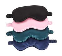 PACKOVE 4 Pièces Masque de Soie de Masques Doux pour Yeux pour Optimal Lors de Vos Voyages Siestes Nuits Réparatrices