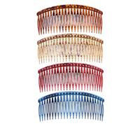 PACKOVE 4 Pièces Peigne à Cheveux Résine Lot de Clips à Cheveux Décoratifs Accessoires de Mariage et Diy Aléatoires Couleur Aléatoire