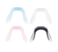 PACKOVE 4 Pièces Plaquettes de nez en silicone accessoires lunettes accessoires pour lunettes Anti-dérapant pour lunettes Remplacement des pavés de nez plaquettes de lunettes Gel de silice