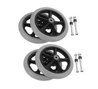 PACKOVE 4 Pièces pour de Pivotantes Antidérapantes pour Fauteuils Électriques et Rollators Durables et Légères pour Meilleure Maniabilité