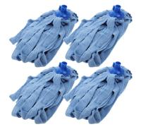PACKOVE 4 Pièces Tête De Serpillère Tête De Vadrouille en Microfibre Vadrouilles pour Nettoyer Les Sols Nettoyage Vadrouille Murale Recharge Vadrouille Blue
