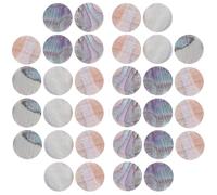 PACKOVE 40 Pièces Points D'incrustation pour Instruments de Musique Repères Latéraux pour Guitare en Nacre 6,0mm Marquage de Position sur Touche Accessoire pour Guitare Basse