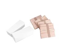 PACKOVE 400 Pièces Set de Bandes Dépilatoires Non Tissées et Spatules pour Épilation Visage et Corps Bandes Bâtons Applicateurs Épilation et Confortable
