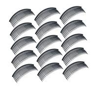PACKOVE 48pièces Peigne à Dents Pince et Épingles Design Vintage Noir pour Cheveux Épais pour Coiffure DIY et Chignons