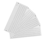 PACKOVE 4feuilles Étiquettes Numérotées Autocollantes Pour Vernis à Ongles Organisation Des Couleurs Étiquettes De Tri Pour Inventaire Faciles à Coller Et Lisibles