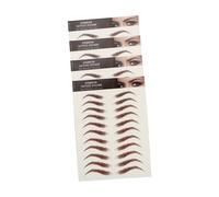 PACKOVE 4feuilles Tatouage De Sourcils Faux Sourcils Naturel Coller Femme Temporaire Réutilisable