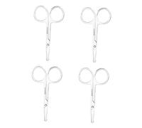 PACKOVE 4pièces Ciseaux à Poils De Nez Sourcils Moustache De Toilettage Pour Hommes Et Femmes