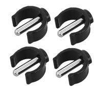 PACKOVE 4pièces Clips De Sécurisation C-shape Pour Canes Et Déambulateurs Accessoires Réglables Avec Système De Verrouillage Pour Aides Mobilité