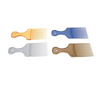 PACKOVE 4pièces Lot Peignes à Cheveux à Dents Larges Multicolores Pour Coiffage Salon Peignes Fourchettes Pour Démêlage Et Création De Styles Classiques Homme Femme