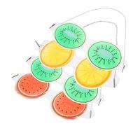 PACKOVE 4pièces Masque Froid Pour Yeux Pvc Lot De Masques Relaxants Pour Garçon Fille Format Fruits Apaisant Pour Poches Et Pour Sommeil