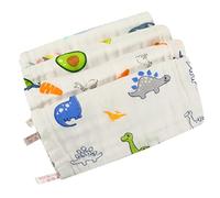 PACKOVE 4pièces Serviette pour Visage du Serviette pour Recueillir la Salive Débarbouillette Absorbante Lingette pour Allaitement