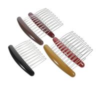 PACKOVE 5 Pièces Carte De Peigne De Cheveux Mignon Pinces à Cheveux Français Mini Peigne Latérale Française Petit Épingle Style Côté Filles Accessoires Touche Française Acier Inoxydable