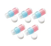 PACKOVE 5 Pièces Dissolvant pour Colle de Cils avec Outils de Nettoyage Accessoires de Beauté pour Extension de Cils Éponge Intégrée et Bouchon Étanche
