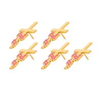 PACKOVE 5 Pièces Épingle de Revers Commémorative Croix Rouge en Alliage Légère et Confortable pour Funérailles et Rassemblements Religieux