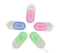 PACKOVE 5 Pièces Outils de tremplin épurateur de pierre de pied exfoliant pierre pour les pieds peau laveur de callosités des pieds lime à pied double face Crinière Couleur Aléatoire