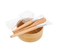 PACKOVE 5 Pièces Set De Bol à Masque Facial Avec Spatule Cuillère Pinceau Pour Spa Et Soins Maison Kit Beauté Visage Et Multifonction Pour Application Cosmétique