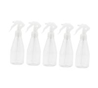 PACKOVE 5 Pièces Set de Bouteilles Transparentes de Voyage Flacons Vides Plastique pour Cosmétiques Crème Visage et Vaporisateur pour Voyages Chaque