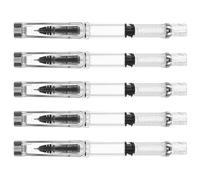 PACKOVE 5 Pièces Stylo à Bille Rechargeable en Plastique Portable Pointe Fine 0,38 Mm pour Notes Personnelles et Projets Créatifs