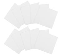 PACKOVE 50 Carrés de Papier Isolant en Fibre Céramique Blanche 80x80 Mm, Joint Ignifuge pour Four à Micro-ondes et Four en Céramique, Feuille Résistante Haute Température pour Fusion