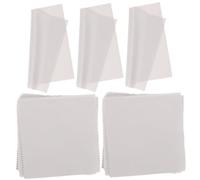 PACKOVE 50 Pièces Tissu De Lingette De Polissage Faire Le Ménage Peluche En Gros Lentilles Lingettes Chiffons De Nettoyage En Microfibre Lunettes Spectacle Nettoyeur Gris Fibre Superfine