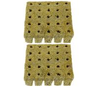 PACKOVE 50pcs Cubes Hydroponiques pour Bouturage sans Sol, Blocs Nutritifs Absorbants pour Semis en Pépinière et Plantation à Domicile