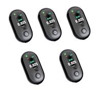 PACKOVE 5pièces Détecteur Portatif Avec Écran Lcd Analyseur De Souffle Électronique De Haute Précision Testeur Rechargeable Utilisation Facile Tests Par Charge