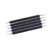 PACKOVE 5pièces Lot de Stylets à Double Embout Outil de Peinture à Points pour Aquarelle et Acrylique Kit de Stylets pour Nail Art et Modelage