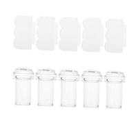 PACKOVE 5pièces Lot de Tampons pour Nail Art avec Racloir pour Manucure Artistique Utilisation Facile