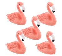 PACKOVE 5pièces Support Pour Faux Ongles Résine Flamant Rose Pour Pratique Nail Art Base Stable Pour Débutants Modèle Animalière Pour Décoration De Bureau