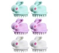 PACKOVE 6 Pièces Massage pour Shampooing Massages pour Douce Ergonomique Nettoyage Stimulation Circulatoire